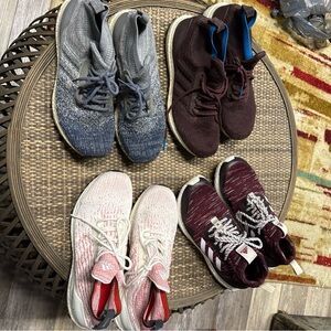 Adidas LOT UltraBoost Candy Cane, Grey, Night Red And Patrick Mahomes - 9.5 NICE